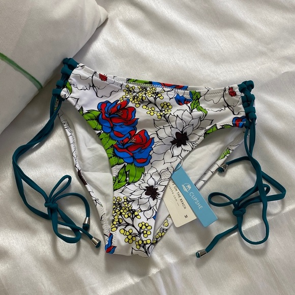 Cupshe Floral Swim Bottom - Picture 1 of 5